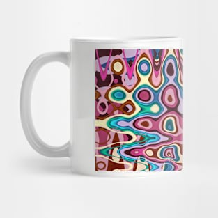 psychedelic ripple pattern Mug